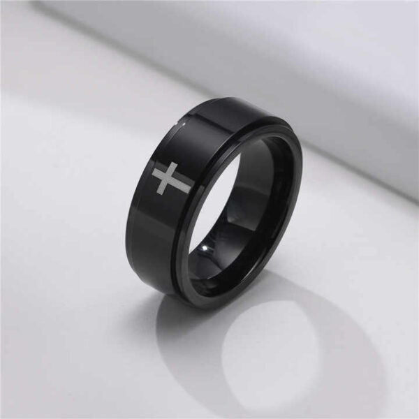 Unisex Cross Rings - Image 5