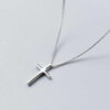 Elegant cross pendant necklace showcasing timeless faith design