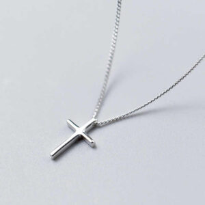 Elegant cross pendant necklace showcasing timeless faith design
