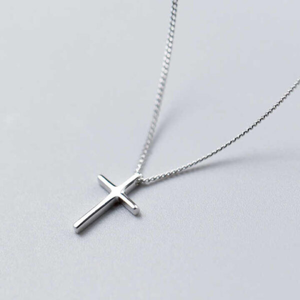 Elegant cross pendant necklace showcasing timeless faith design