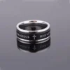 Fear Not, Be Strong and Courageous - Unisex Rings