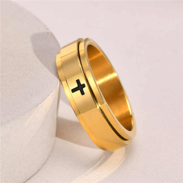 Unisex Cross Rings - Image 4