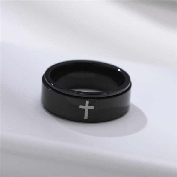 Unisex Cross Rings - Image 15