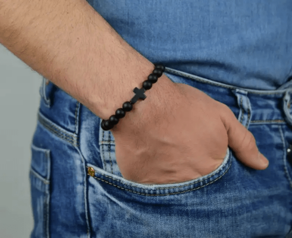Beaded Bracelet With Cross - Image 2
