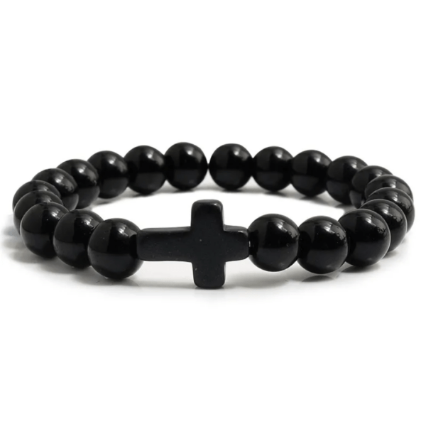 Beaded Bracelet With Cross - Image 3
