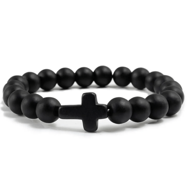 Beaded Bracelet With Cross - Image 4