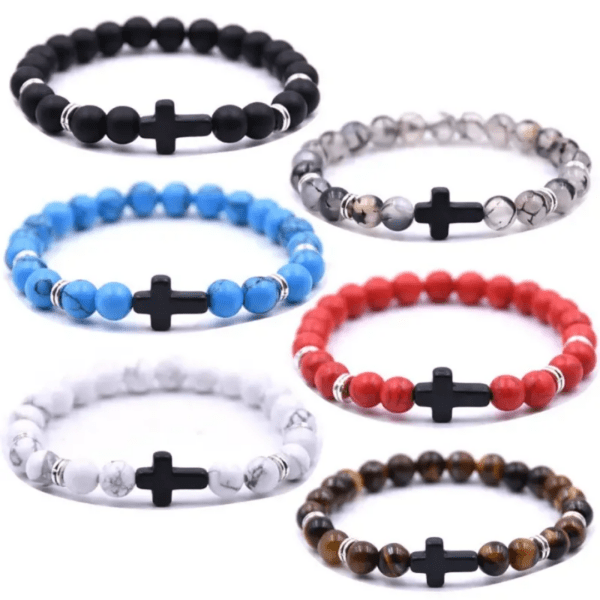 Beaded Bracelet With Cross - Image 15