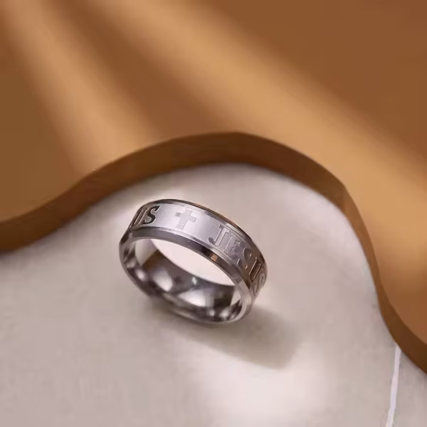 Jesus Cross Ring - Image 9
