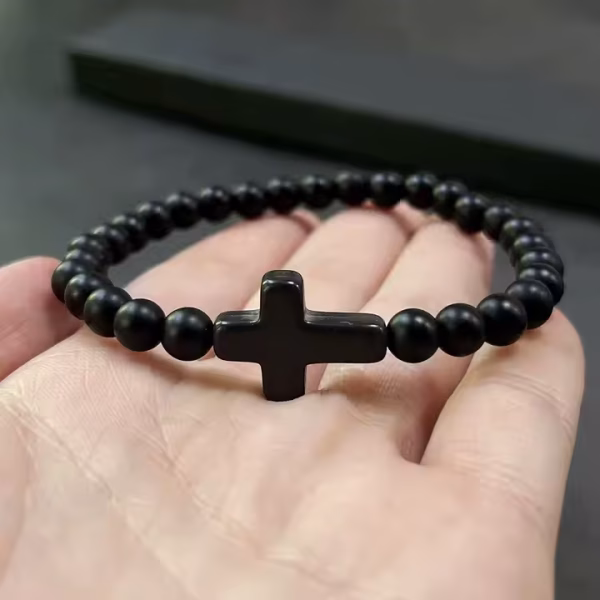 Beaded Bracelet With Cross - Image 17