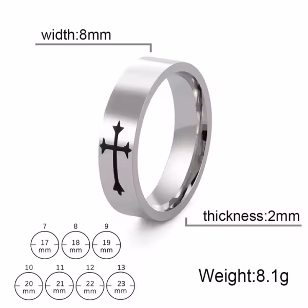 Beautiful Cross Rings - Image 10