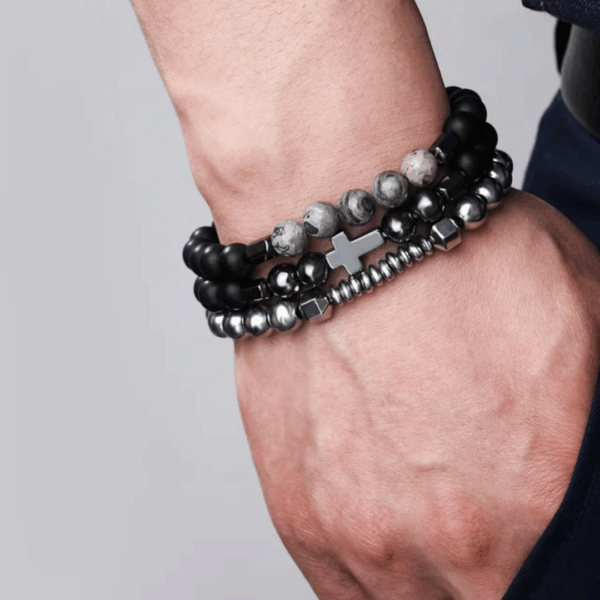 3-Piece Beaded Bracelet Set - Image 2