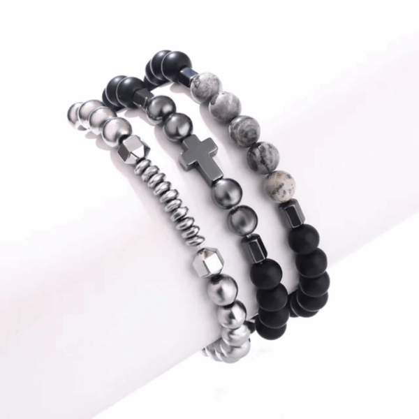 3-Piece Beaded Bracelet Set - Image 3