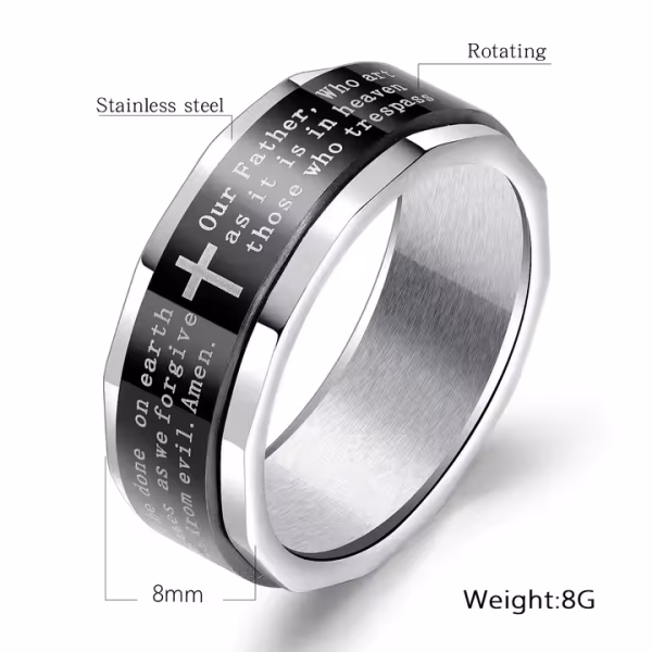 Lord's Prayer Ring - Image 7
