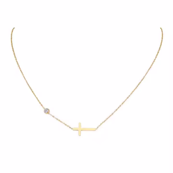 Ladies Cross Necklace - Image 9