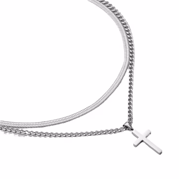 Multi-Layer Link Chain Necklace - Image 4