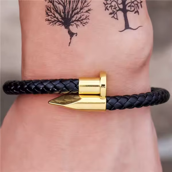 Nail Leather Bracelets - Image 4