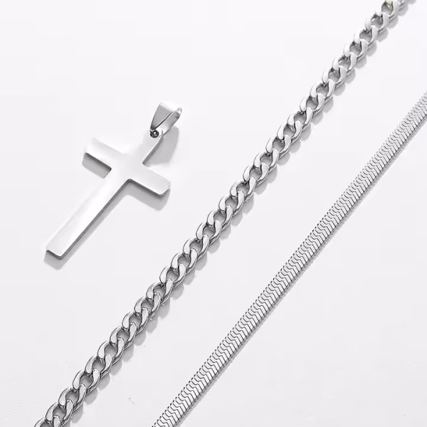 Multi-Layer Link Chain Necklace - Image 6