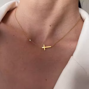 Ladies Cross Necklace