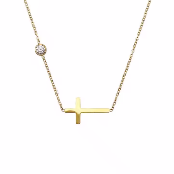 Cross Bracelet and Necklace Set - Image 13