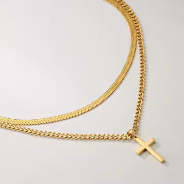 Multi-Layer Link Chain Necklace - Image 5