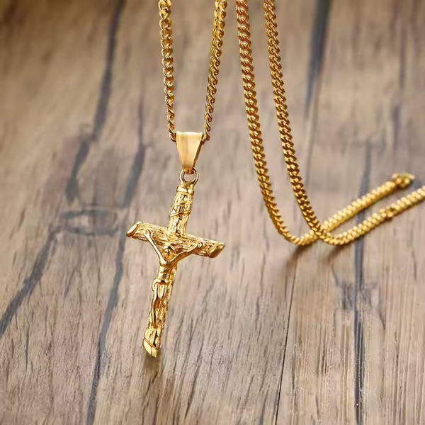 Crucifix Cross Necklace - Image 2