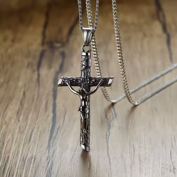 Crucifix Cross Necklace - Image 3