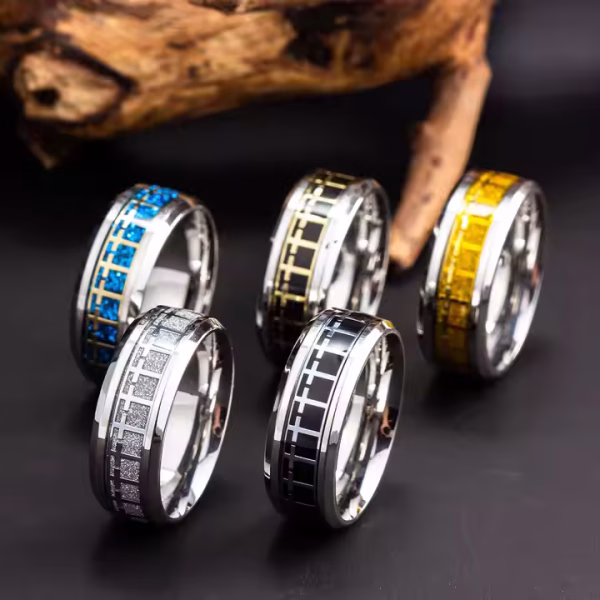 Crystal Cross Rings - Image 2