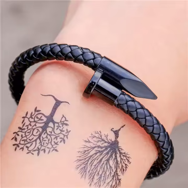 Nail Leather Bracelets - Image 3