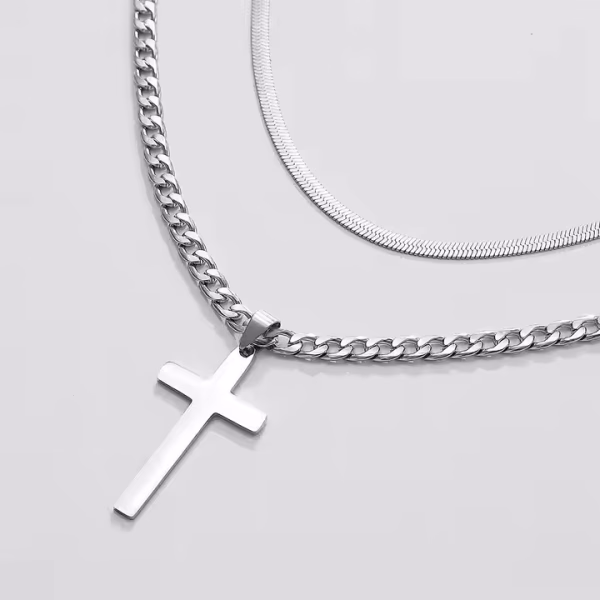Multi-Layer Link Chain Necklace - Image 7